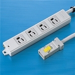 工事物件タップ（３Ｐ・４個口・３ｍ）　ＴＡＰ－ＫＨ４－３　■お取り寄せ品
