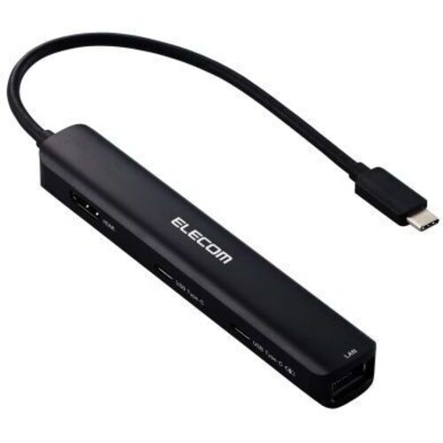 Ｔｙｐｅ－Ｃ　ドッキングステーション／ＬＡＮポート付／ブラック　ＤＳＴ－Ｃ３０ＢＫ　■２営業日内届