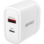 ＰＤ３０Ｗ対応ＡＣ充電器　ＵＳＢ　Ｔｙｐｅ－Ｃ×１／Ａ×１　２ポート　ホワイト　■お取り寄せ品