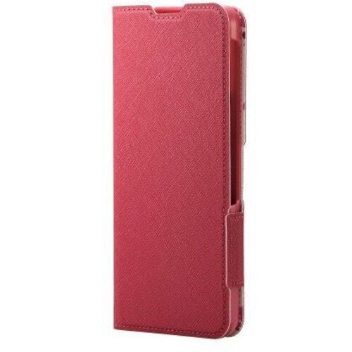 シンプルスマホ６／レザーケース／手帳型／薄型／ディープピンク　ＰＭ－Ｓ２２４ＰＬＦＵＪＰＮＤ　■お取り寄せ品