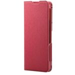 シンプルスマホ６／レザーケース／手帳型／薄型／ディープピンク　ＰＭ－Ｓ２２４ＰＬＦＵＪＰＮＤ　■お取り寄せ品
