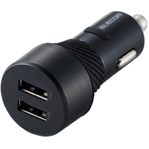 シガーソケット　２４Ｗ　ＵＳＢＡ&times;２　ブラック