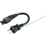 電源コード（３Ｐ・ストレートコネクタ・０．２ｍ）　ＫＢ－ＤＭ３Ｓ－０２　■お取り寄せ品