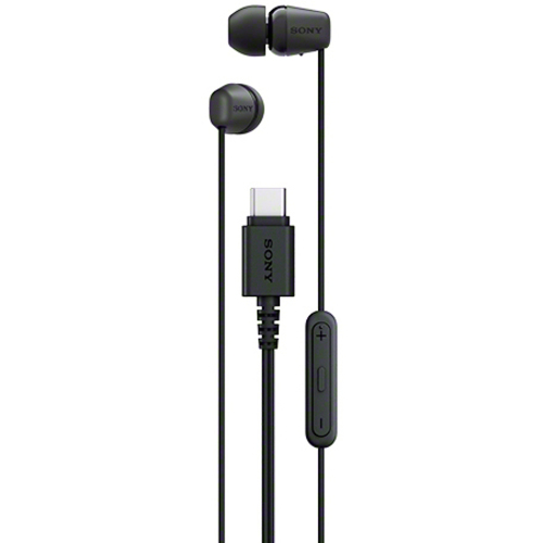 密閉型ステレオヘッドホン（入力プラグ　ＵＳＢ　Ｔｙｐｅ－Ｃ）　ブラック　ＩＥＲ－ＥＸ１５Ｃ／Ｂ　■お取り寄せ品