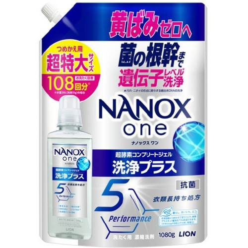 ＮＡＮＯＸｏｎｅ　洗浄プラス　替超特大　１０８０ｇ