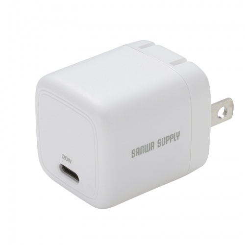 ＵＳＢ　ＰＤ対応キューブ型ＡＣ充電器（ＰＤ２０Ｗ）　ＡＣＡ－ＰＤ１１３Ｗ　■お取り寄せ品