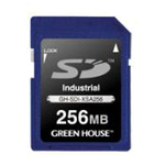 インダストリアルＳＤカード　ＳＬＣ　－４０～＋８５℃　２５６ＭＢ　■お取り寄せ品