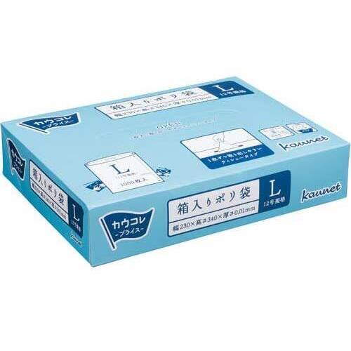 箱入りポリ袋　Ｌ（２３０&times;３４０）１０００枚&times;１２