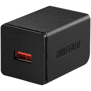 ２．４Ａ　ＵＳＢ急速充電器　ＡｕｔｏＰｏｗｅｒＳｅｌｅｃｔ機能　１ポートタイプ　自動判別ＵＳＢ　ブラック　■お取り寄せ品