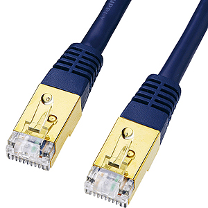 カテゴリ７ＬＡＮケーブル（３ｍ・ネイビーブルー）　ＫＢ－Ｔ７－０３ＮＶＮ　■お取り寄せ品