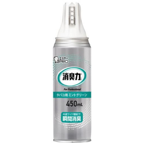 消臭力ワイドスプレー　タバコ用Ｍグリーン４５０ｍｌ
