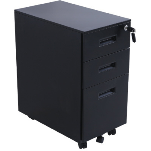 送料込み キャビネット　カグクロ　ワゴン　スリム　スモール　ブラック Simple - Office スリム キャビネットワゴン – KANADEMONO