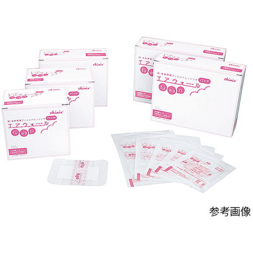 エアウォールふ・わ・りパッド　パッド付きフィルムドレッシング　１００&times;１３５ｍｍ　３０枚入　ＹＢ－２２１０１４Ｐ