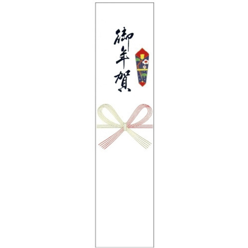 札紙　花結び　御年賀　１冊（１００枚）　【お取り寄せ品】８営業日以内届