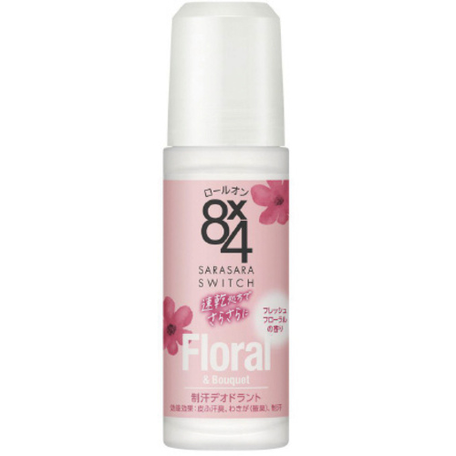 ８ｘ４　ロールオン　フレッシュフローラル　４５ｍｌ×６　【お取り寄せ品】５営業日以内届