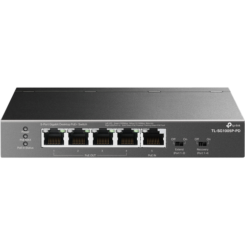 ５　ギガＰｏＥ＋スイッチ（ＰｏＥ＋＋　Ｉｎ　１＆ＰｏＥ＋Ｏｕｔ　４）　ＴＬ－ＳＧ１００５Ｐ－ＰＤ（ＵＮ）　■２営業日内届