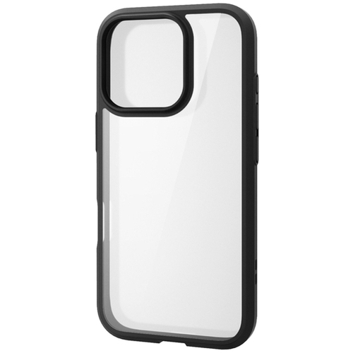 ｉＰｈｏｎｅ１６Ｐｒｏ／ケース／背面クリア／ＴＳ／３６０度保護　ＰＭ－Ａ２４ＣＴＳ３ＢＫ　■お取り寄せ品