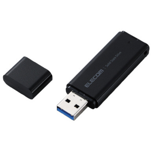 外付けＳＳＤ　５００ＧＢ　耐衝撃　超小型　ブラック