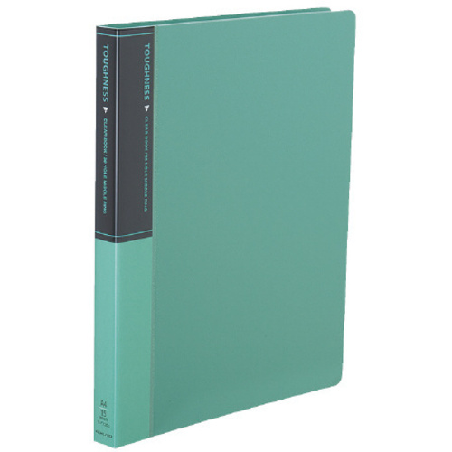 クリヤーブック　タフネス　ミドルリングＡ４　緑Ｘ３