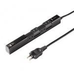 回転タップ（ＡＣ４個口＋Ｔｙｐｅ－Ｃ＋ＵＳＢ－Ａ・ＰＤ２０Ｗ・ブラック）　ＴＡＰ－Ｂ１１３ＵＣ－２ＢＫ　■お取り寄せ品