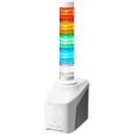 ネットワーク制御信号灯　直径４０ｍｍ／５段／赤黄緑青白／ＡＣアダプタ付属　ＮＨＢ４－５－ＲＹＧＢＣ　■お取り寄せ品