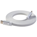 マグピタ　マグネットＵＳＢケーブル　平形　フラット　ＰＤ６０Ｗ　Ｃ　ｔｏ　Ｃ　１．５ｍ　ホワイト　■お取り寄せ品