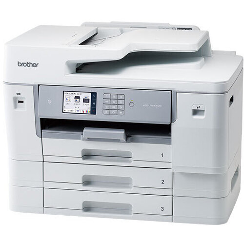 Ａ３インクジェット複合機　（ＦＡＸ／両面／Ｗｉ－Ｆｉ／３段トレイ）　ＭＦＣ－Ｊ７６１０ＣＤＷ　■お取り寄せ品