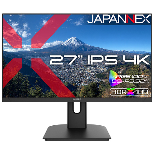 液晶ディスプレイ　２７型／３８４０&times;２１６０／ブラック／スピーカー有／２年保証　■２営業日内届　ＪＮ－ｉ２７Ｕ２