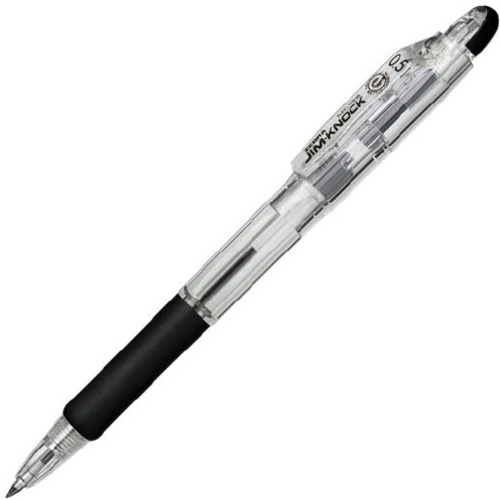 ノック式ボールペン　ジムノック０．５ｍｍ　黒