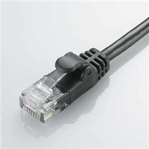 ＣＡＴ５ｅ準拠　やわらかＬＡＮケーブル　２ｍ（ブラック）　■お取り寄せ品