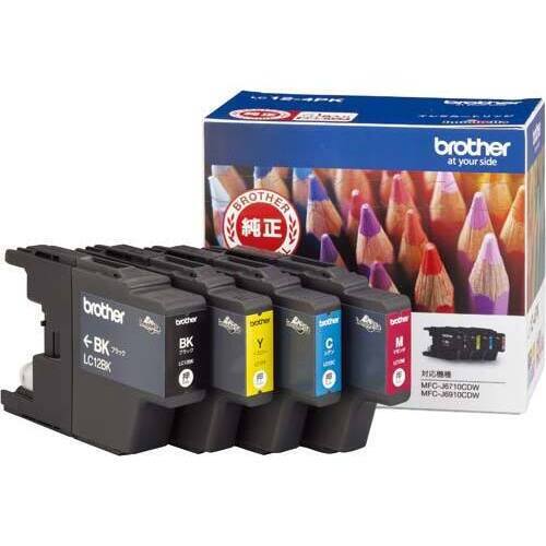 純正インクカートリッジＬＣ１２－４ＰＫ　４色&times;２