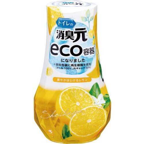 トイレの消臭元　爽やかはじけるレモン４００ｍｌ&times;４