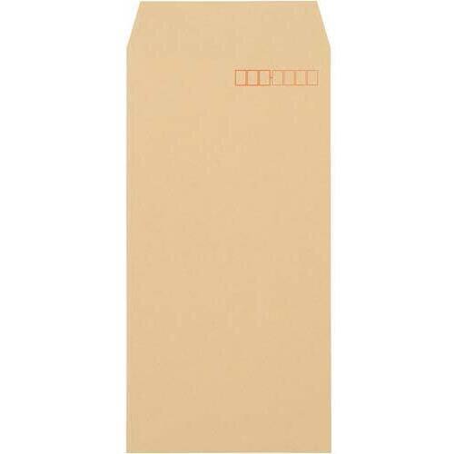 再生紙１００％クラフト封筒　長３〒７０ｇ　１００枚
