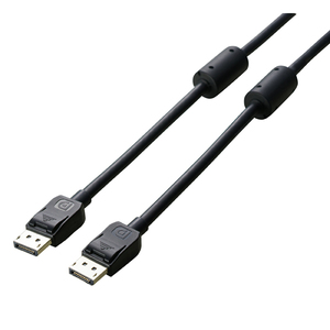 ＤｉｓｐｌａｙＰｏｒｔモニターケーブル（１ｍ）　ブラック　ＰＰ１００－ＢＫ　■２営業日内届