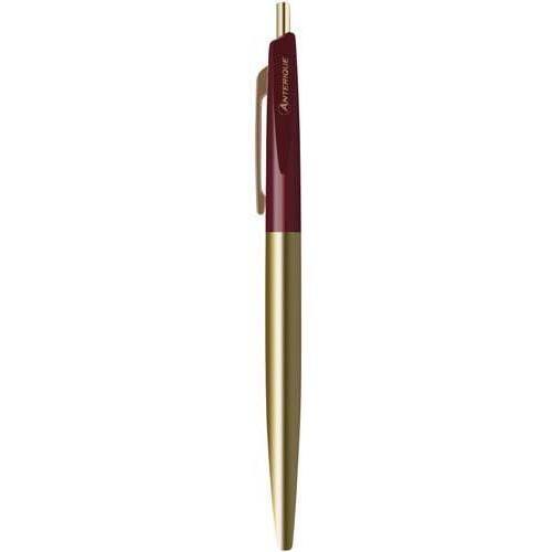 真鍮油性ボールペン　０．５ｍｍ　マルーン軸