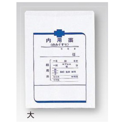 内用袋（横式）　１２０&times;１６５ｍｍ　１００枚入　２９１　大　０－５４０６－３２　●ご注文は９個から