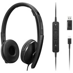 Ｌｅｎｏｖｏ　Ｗｉｒｅｄ　アクティブノイズキャンセリング　ヘッドセット　２（ＵＣ）　■お取り寄せ品