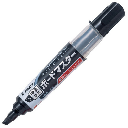 ボードマーカー　ボードマスター　中字平芯　黒&times;１０