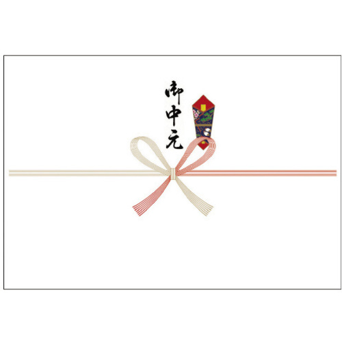 のし紙　Ｂ４判　祝　御中元　京　【お取り寄せ品】８営業日以内届