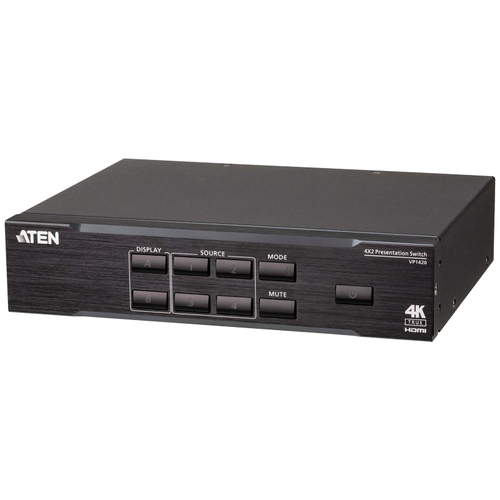 ４入力２出力プレゼンマトリックススイッチャー（４Ｋ６０ｐ対応）　ＶＰ１４２０　■お取り寄せ品