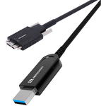 ５Ｇｂｐｓ専用　光ファイバＵＳＢケーブル　Ａ（オス）－ＭｉｃｒｏＢ（オス）　１０ｍ　■お取り寄せ品