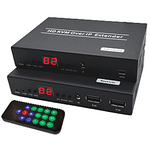 ＬＡＮケーブル利用／ＨＤＭＩモニタＫＶＭエクステンダーＭａｔｒｉｘ／送受信器セット　■お取り寄せ品