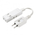 マイクロタップ　４個口　０．１ｍ　ホワイト　ＴＡＰ－Ｍ８０１Ｗ　■お取り寄せ品