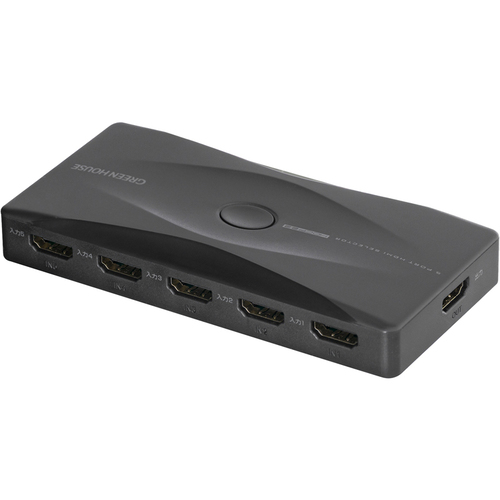ＨＤＭＩセレクタ　手動切り替えモデル　ＨＤＣＰ　２．２　ＨＤＲ１０　Ｉｎｐｕｔ５＋Ｏｕｔｐｕｔ１ポート　■お取り寄せ品