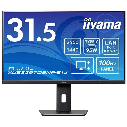 液晶ディスプレイ　３１．５型／２５６０&times;１４４０／ブラック　ＸＵＢ３２９７ＱＳＮＰ－Ｂ１Ｊ　■２営業日内届