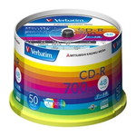 ＣＤ－Ｒ　７００ＭＢ　ＰＣデータ用　４８倍速対応　５０枚スピンドルケース入り　ワイド印刷可能　■お取り寄せ品