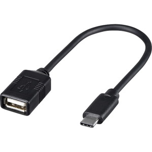 ＵＳＢ２．０変換ケーブル（Ａメス　ｔｏ　Ｃ）　０．１５ｍ　ブラック　■お取り寄せ品