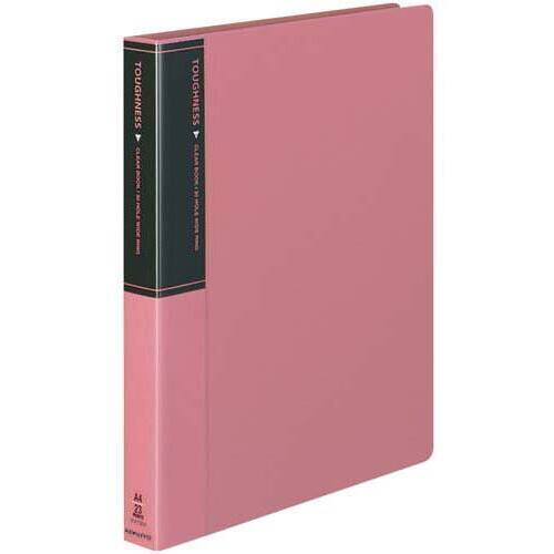 クリヤーブックタフネス替紙Ａ４背幅３３ｍｍ桃&times;１０