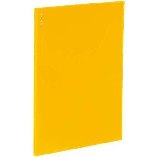 ポケットファイル&alpha;＜ノビータ&alpha;＞２４Ｐ黄　１０冊