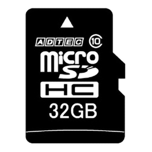 福袋安いいね半額ストア 32GB microSDHCカード アドテック Class10 AD SD変換ADP付 メモリーカード